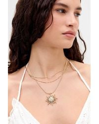 Urban Outfitters - Uo Sun Swirl Pendant Necklace - Lyst