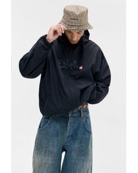 Quiksilver - Uo Exclusive Black Tech Windbreaker Jacket - Lyst
