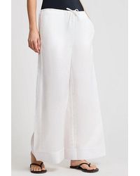 Onia - Air Linen Wide Leg Drawstring Pant - Lyst