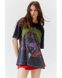 Urban Outfitters - Hot Chili Peppers Side Slit Graphic Tee - Lyst