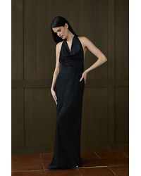 WeWoreWhat - Cowl Halter Maxi Dress - Lyst