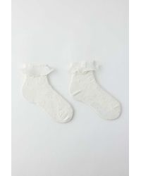 Out From Under - Pearl Ruffle Socks - Lyst