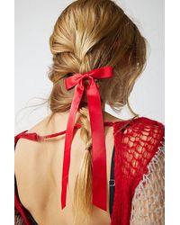 Urban Outfitters - Satin Hair Bow Barrette 2-Piece Set - Lyst