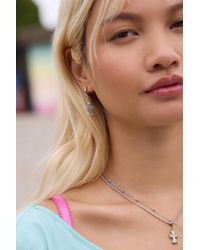 Bohomoon - Lillie Cross Hoop Earrings - Lyst