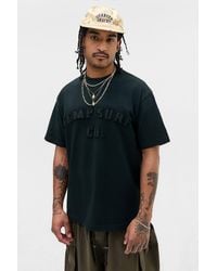 Temp Surf Co - Uo Exclusive Black Distressed Logo T-shirt - Lyst