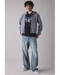 BDG - Bonfire Solid Zip-Up Hoodie Sweatshirt - Lyst