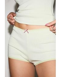 Out From Under - Pointelle Shorts - Lyst