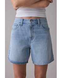 Levi's - High Rise Baggy Denim Shorts - Lyst