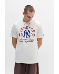 KTZ - White Mlb Wordmark T-shirt - Lyst