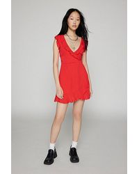 Kimchi Blue - Kimchi Ruby Wrap Mini Dress - Lyst