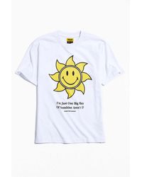 guess x chinatown market x smiley big question logo tee