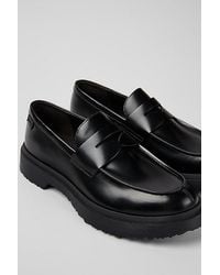Camper - Walden Leather Moc Toe Loafer Shoe - Lyst