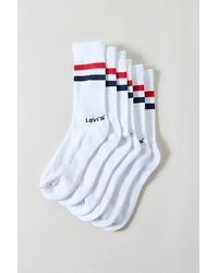 Levi's - Sport Stripe Standard Crew Sock 3-Pack - Lyst