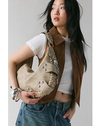 Silence + Noise - Emory Studded Hobo Bag - Lyst