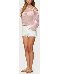 Edikted - Inara Off Shoulder Crochet Top - Lyst