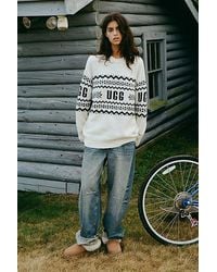 UGG - Kaelan Isle Oversized Crew Neck Sweater - Lyst