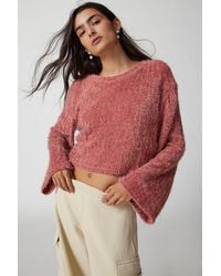 Urban Renewal - Remnants Fuzzy Bell Sleeve Pullover Sweater - Lyst