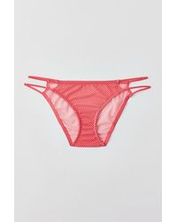 Out From Under - Mesh Strappy Cheeky Undie - Lyst
