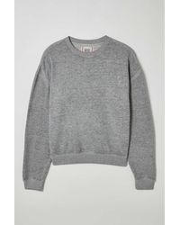 BDG Ferris Mesh Crew Neck Sweatshirt in Green for Men