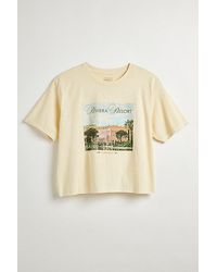 Urban Outfitters - French Riviera Cropped Tee - Lyst