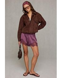 Steve Madden - Henson Oversized Faux Suede Jacket - Lyst