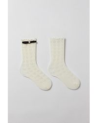 Urban Outfitters - Hearts & Bows Sock - Lyst