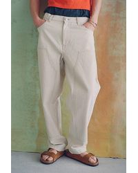 BDG - Silverlake Embroidered Double Knee Baggy Pant - Lyst