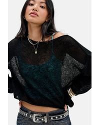 Urban Outfitters - Uo Nia Sheer East West Jumper - Lyst