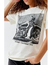 Urban Outfitters - Vintage Motorcycle Graphic Tee - Lyst