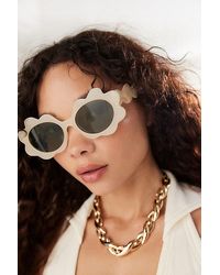Urban Outfitters - Wavy Oval Sunglasses - Lyst