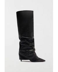 SCHUTZ SHOES - Mikki Up Slouch Knee High Boot - Lyst