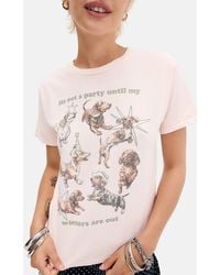 Urban Outfitters - Uo Weiner Party Relaxed Graphic Tee - Lyst