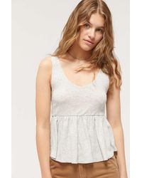 truly madly deeply peplum tank