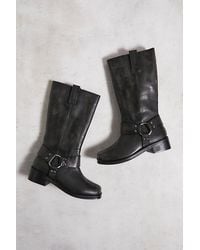 Urban Outfitters - Uo Leather Motocross Harness Boot - Lyst
