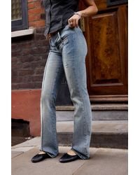 BDG - Miko Frogging Low Rise Skinny Bootcut Jeans 24w 32l At Urban Outfitters - Lyst