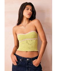Out From Under - Aaliyah Textured Sweetheart Bandeau Top - Lyst