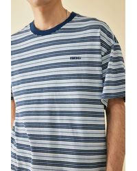 BDG - Blue Multi-stripe T-shirt - Lyst