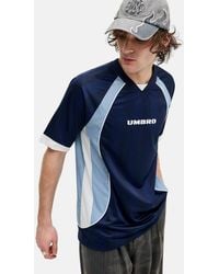 Umbro - Baritone Blue Panel Football Shirt - Lyst