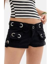 Jaded London - Oriel Eyelet Cargo Mini Shorts - Lyst