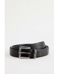 Urban Outfitters - Uo Black Skull Belt - Lyst