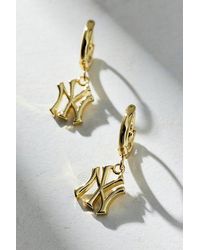Urban Outfitters - Luv Aj Mlb New York Yankees Logo Charm Hoop Earring - Lyst