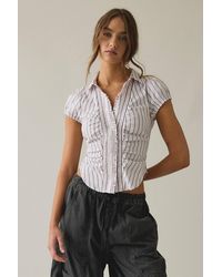 BDG - Bryn Button-down Utility Shirt - Lyst