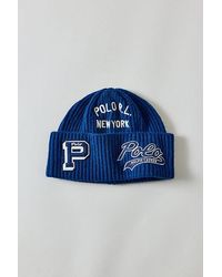 Polo Ralph Lauren - Logo Patch Wool Blend Watch Cap Beanie - Lyst