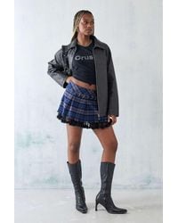 Urban Outfitters - Uo - mini-kilt aus tüll mit zierring - Lyst