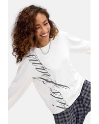 iets frans... - Italic Script Long Sleeve Graphic Tee - Lyst