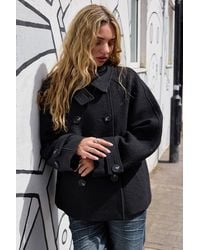 BDG - Double Breasted Wool Coat Jacket - Lyst