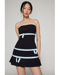 Kimchi Blue - Kimchi Violetta Eyelet Strapless Mini Dress - Lyst