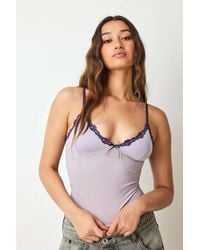 Out From Under - Je T'aime Lace Trim Cami Top - Lyst