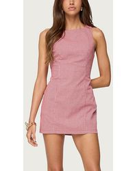 Edikted - Macee Gingham Romper - Lyst