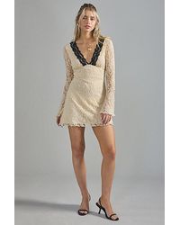 Kimchi Blue Mariana Eyelet Lace Button-Front Midi Dress in White | Lyst Kimchi Blue Mariana Eyelet Lace Button-Front Midi Dress in White | Lyst